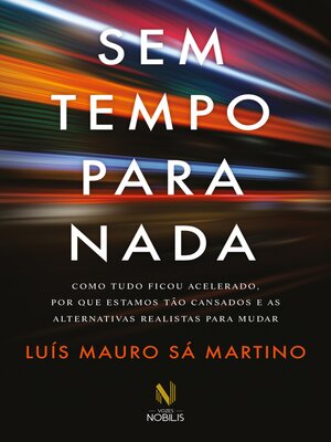 cover image of Sem tempo para nada
